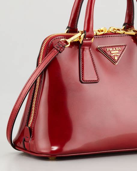 Prada Small Saffiano Promenade Bag, Red (Rosso) 